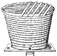 Greek basket top bar hive from 1682.