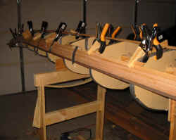 The first day of stripping.