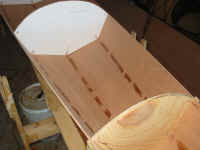 Epoxy-tabbed hull