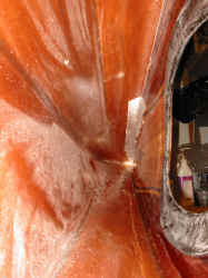 I learned the hot-glue pre-positioned tape trick on the Kyak Building Bulletin Board.