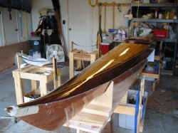 It looks like a kayak now!