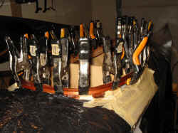 A heat gun helps the wood conform to corners without breaking.