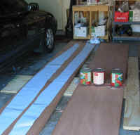 Full-lengh panels before cutting ensures proper alignment.