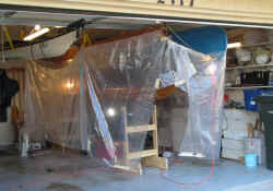 I made a tent when buildign my Chesapeake, and it worked well.