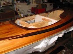 A small Japanese pull saw worked well on this hole.