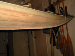 This keel strip should help tracking on the water, too.